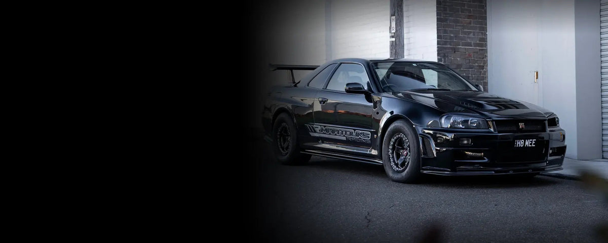H8MEE, a customer's 2000hp Nissan Skyline R34 GT-R