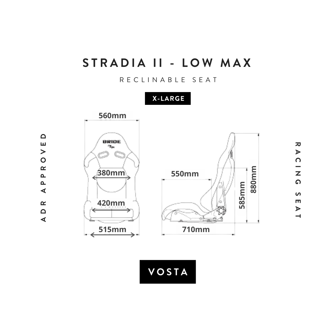 Bride Stradia II Japan Gradation Seat - ADR Style