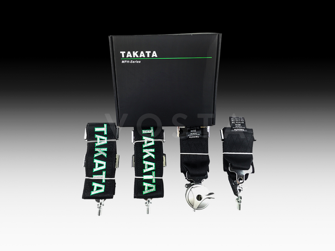 Takata 4 Point Harness - Black Style