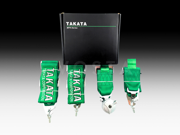 Takata 4 Point Harness - Green Style