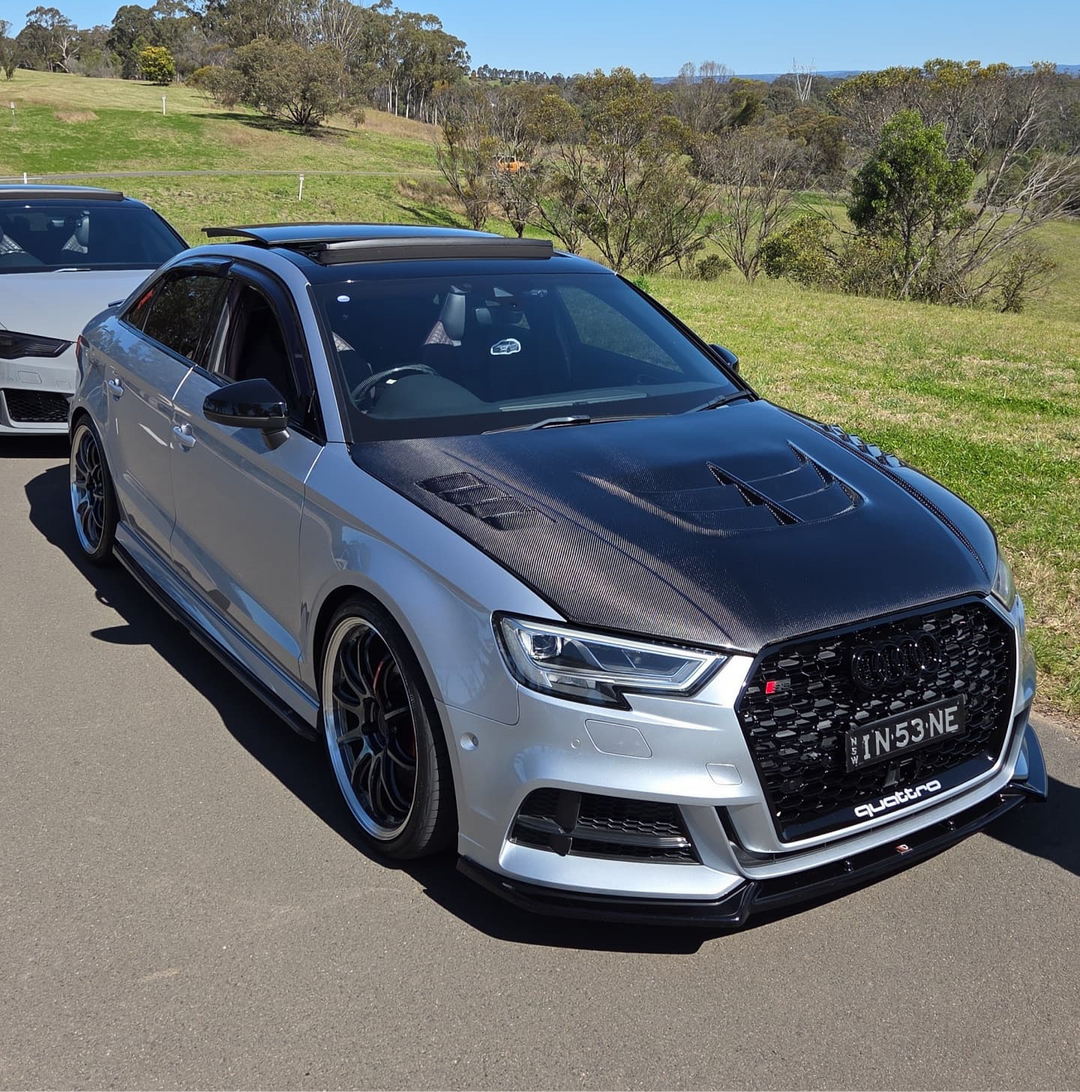 A3/S3/RS3 8V (2014-2020) V2 Vented Carbon Bonnet