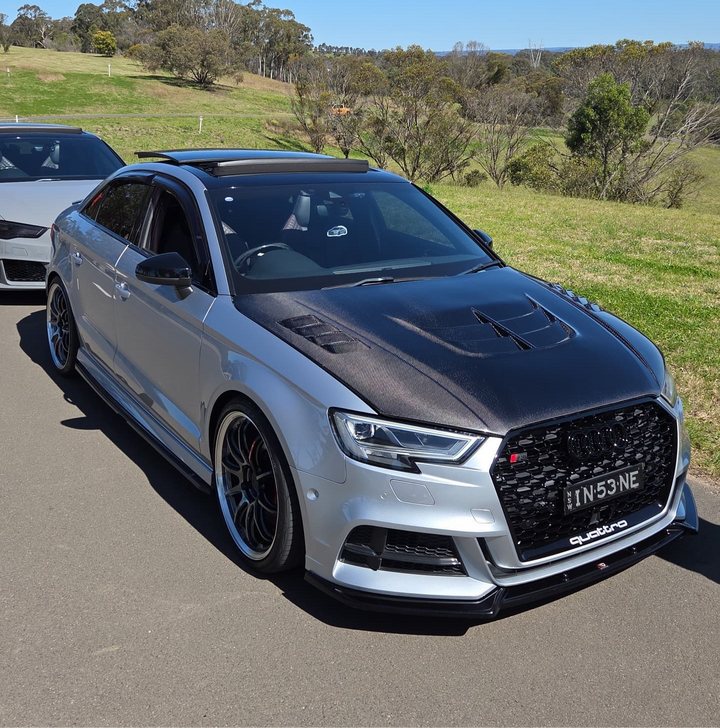 VOSTA A3/S3/RS3 8V (2014-2020) V2 Vented Carbon Bonnet