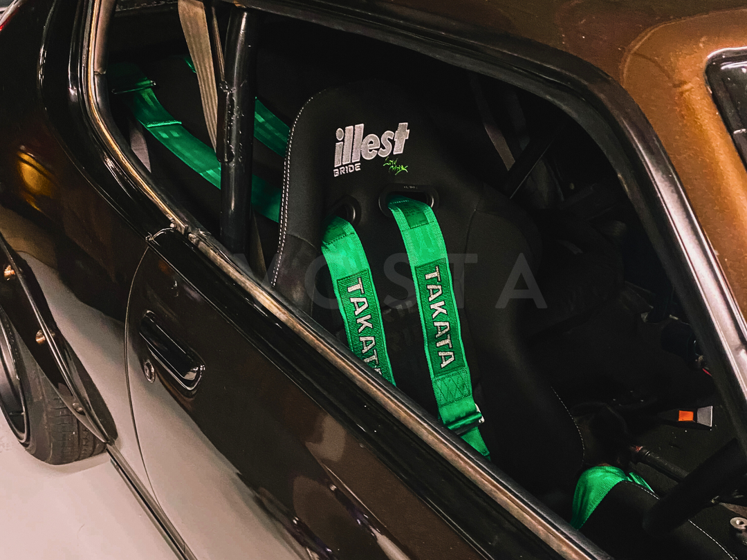 Takata 4 Point Harness - Green Style