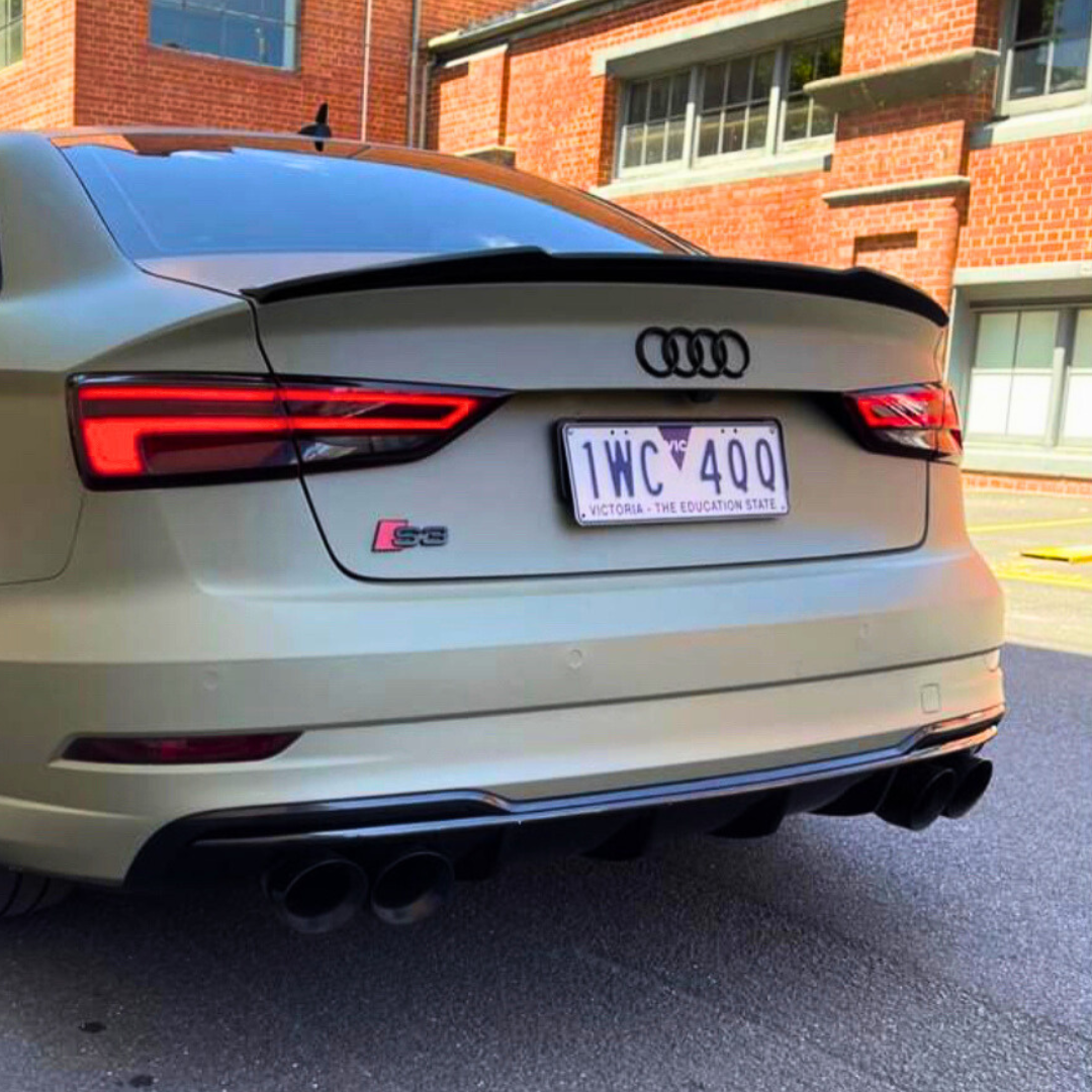 A3/S3/RS3 Black Rear Boot Audi Emblem