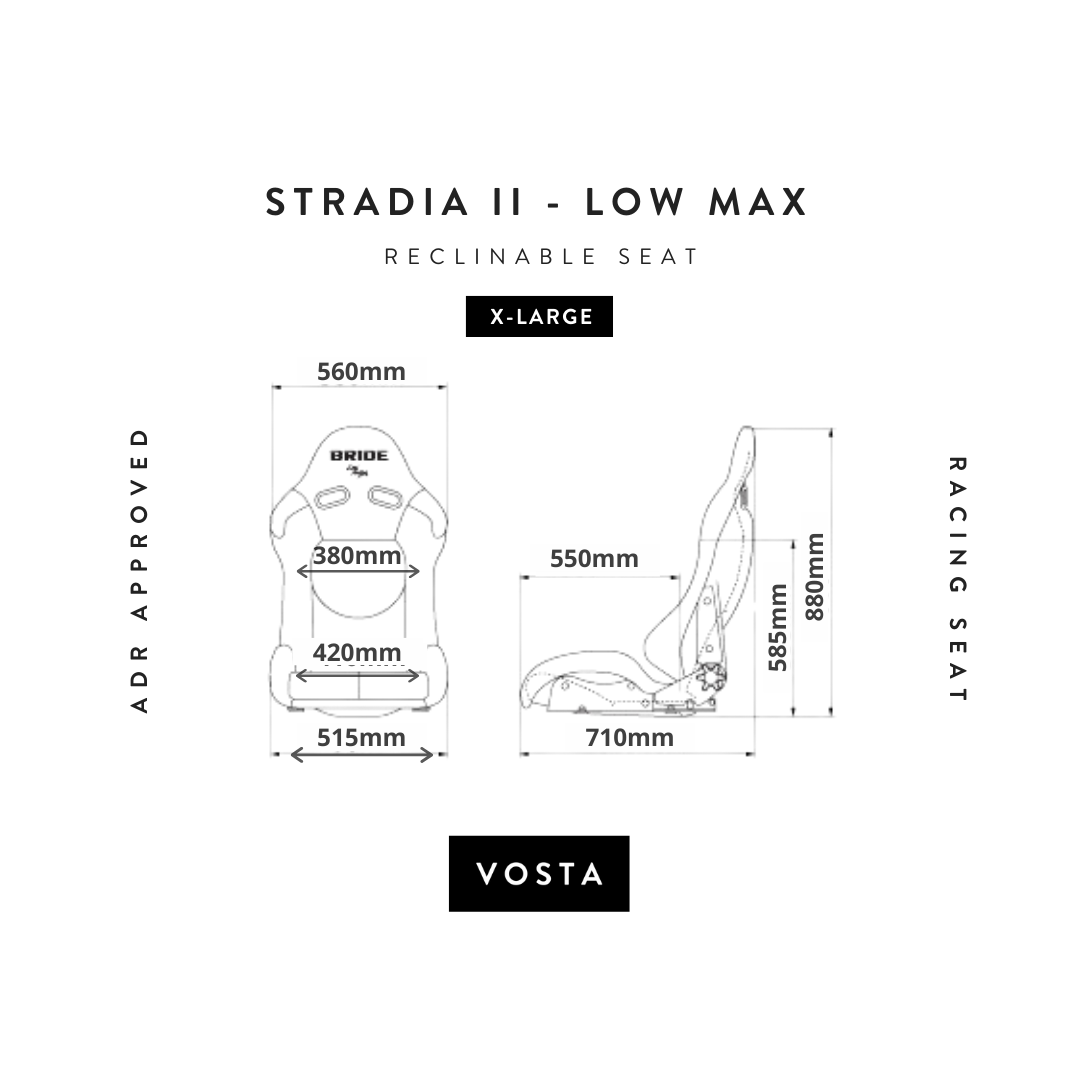 Bride Stradia II Japan Seat - ADR Style