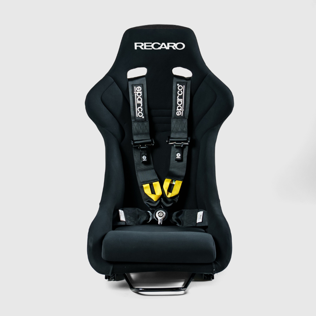 Recaro RS-G Style Black Velour Seat - Fixed