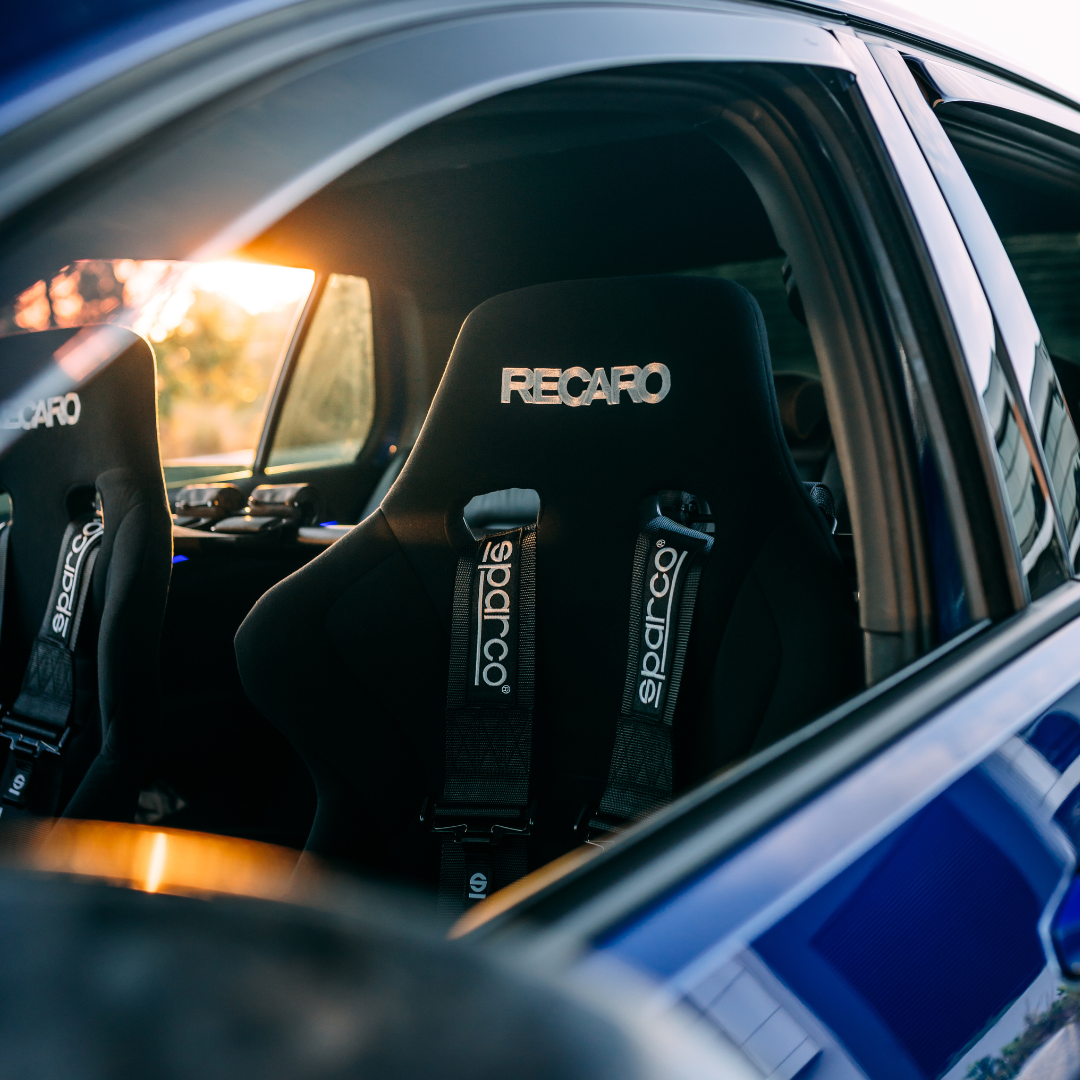 Recaro RS-G Black Velour Seat - Fixed Style