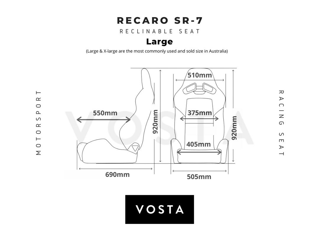 Recaro SR-7 Seat - ADR Style