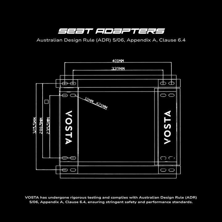 VOSTA Seat Base Adapter - Universal