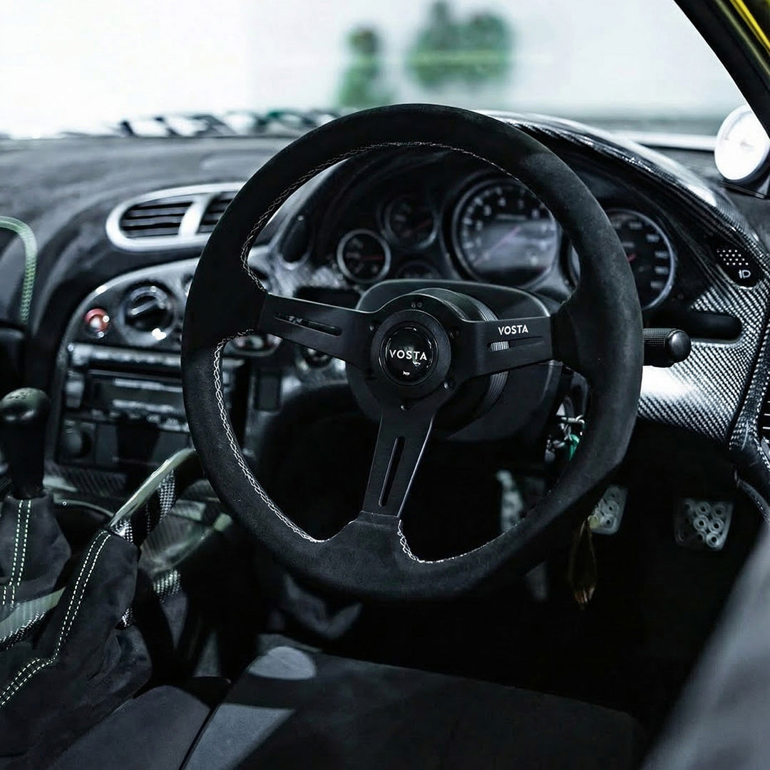 VOSTA SR Alcantara Steering Wheel - 350MM