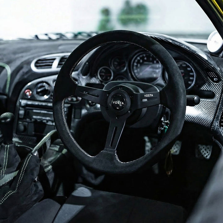 VOSTA SR Alcantara Steering Wheel - 350MM