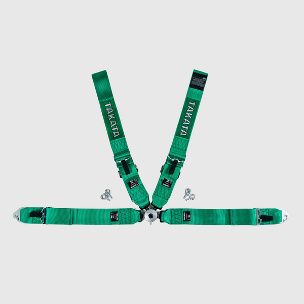 Takata 4 Point Harness - Green Style.