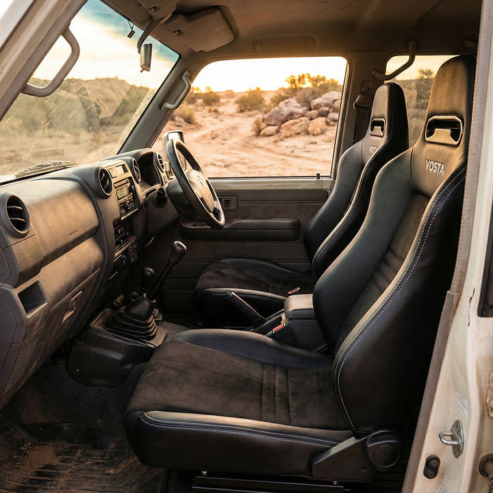 VOSTA Terrain Seat Black Leather Alcantara - ADR APPROVED