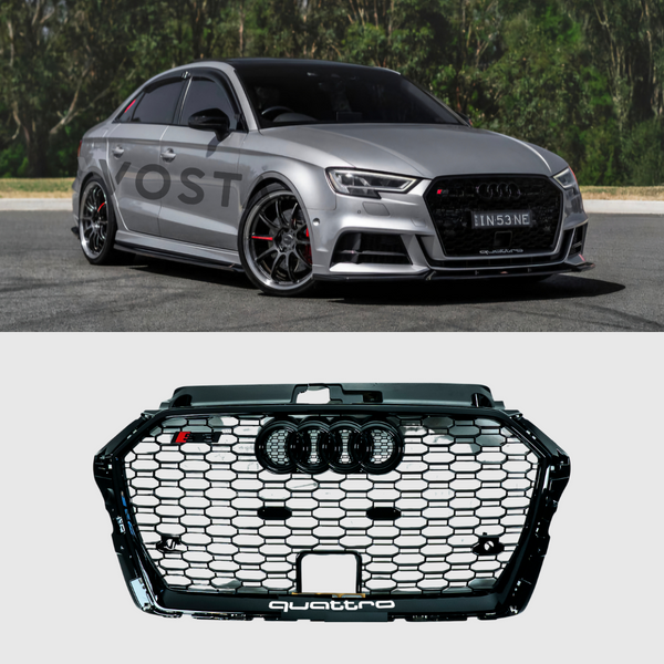 VOSTA A3/S3/RS3 8V Style Honeycomb Grille - 2017-21.