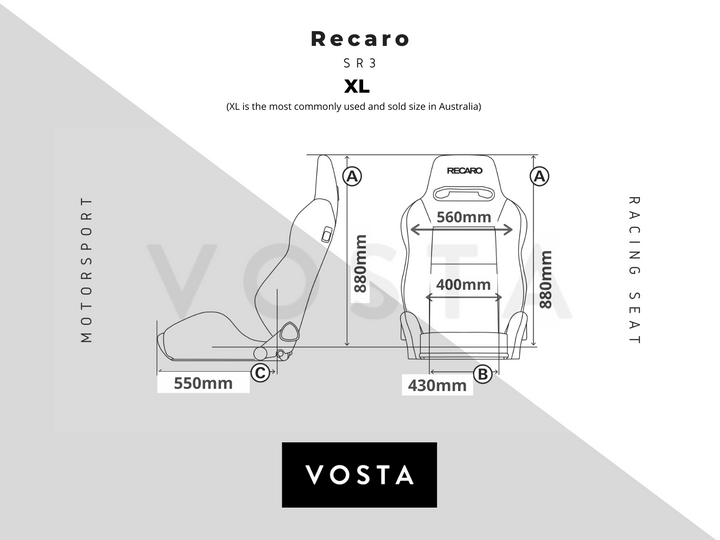 Recaro SR3 Seat - ADR Style