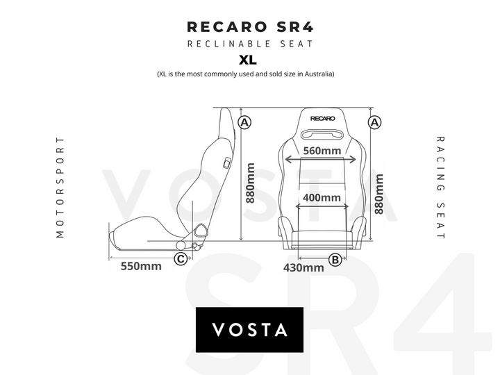 Recaro SR4 Seat - ADR Style