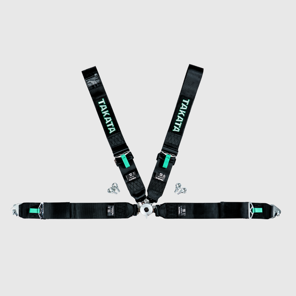Takata 4 Point Harness - Black Style.