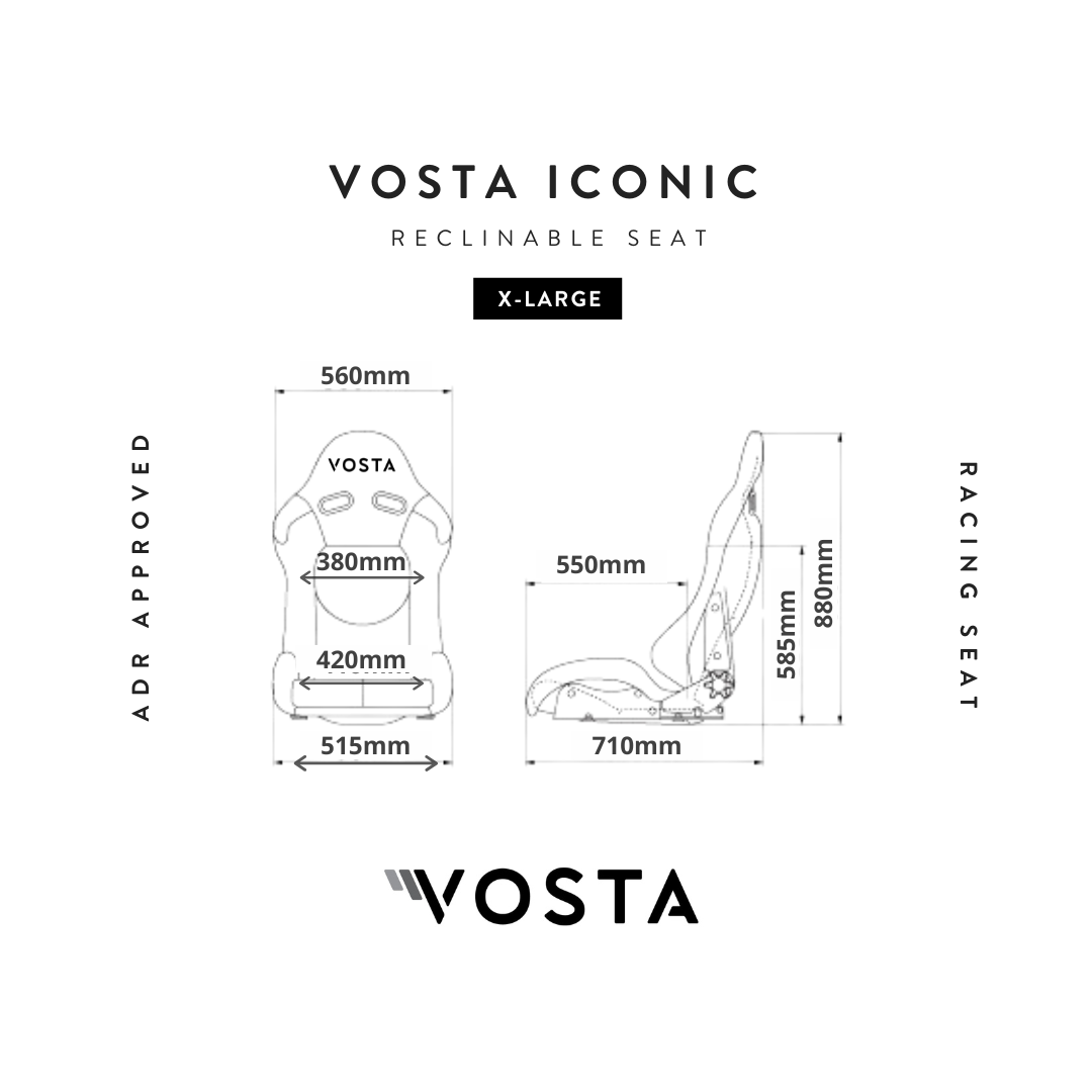 VOSTA Iconic Seat - ADR APPROVED