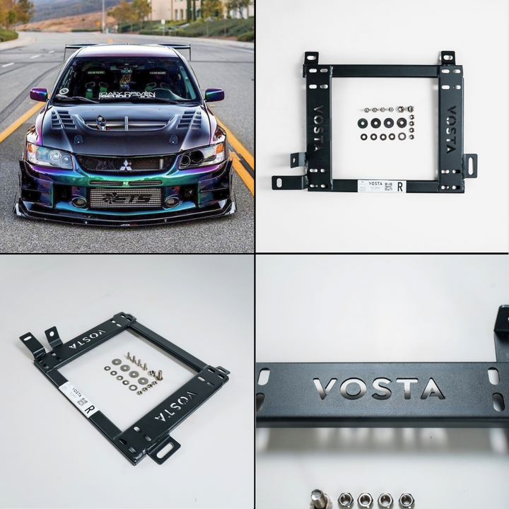 VOSTA Seat Base Adapter - MITSUBISHI EVO 7/8/9 (Driver or Passenger)