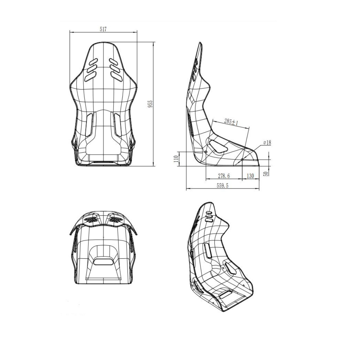 VOSTA R1 Carbon Seat