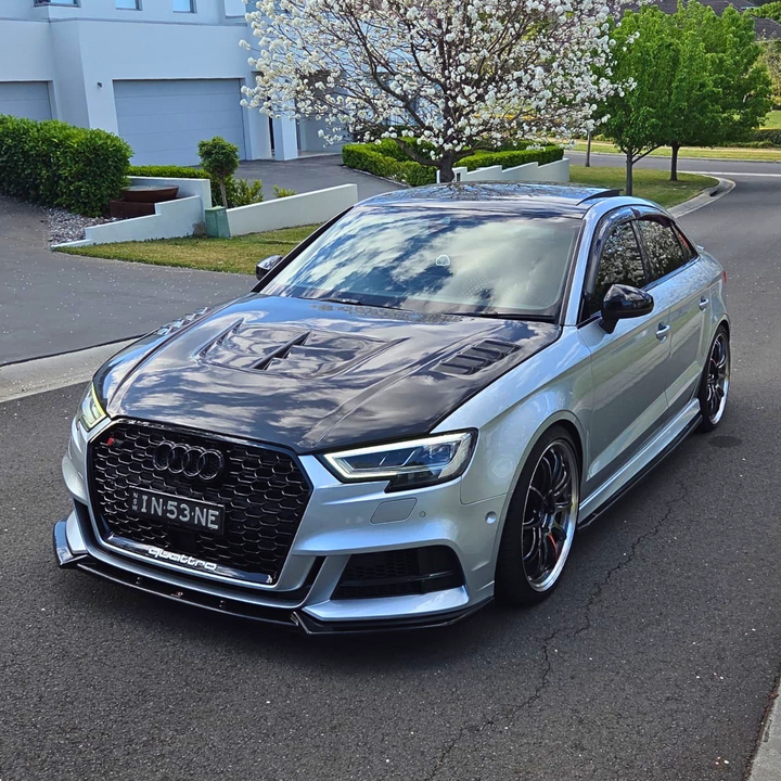 VOSTA A3/S3/RS3 8V (2014-2020) V2 Vented Carbon Bonnet