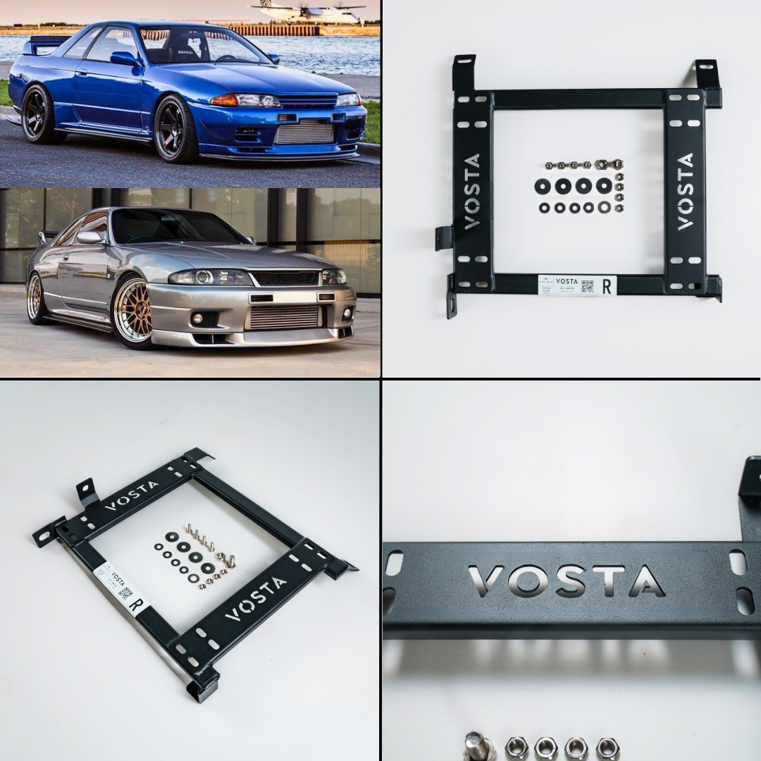 VOSTA Seat Base Adapter - NISSAN SKYLINE/GTR R32/R33 (Driver or ...