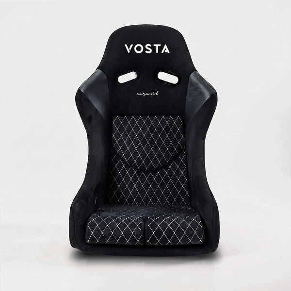 VOSTA Circuit Alcantara Bucket Seat - Diamond White