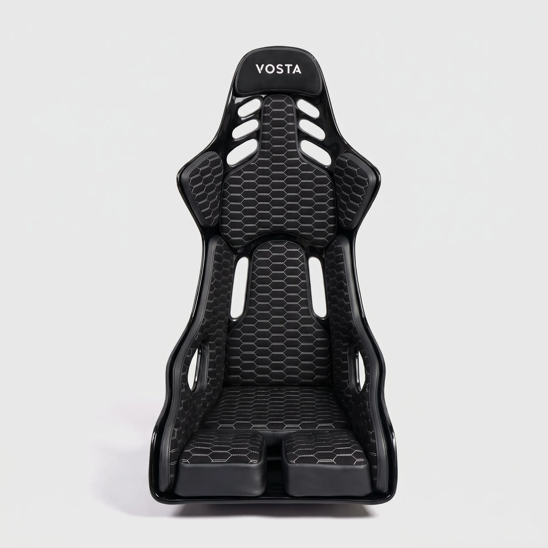 VOSTA R1 FRP bucket seat in Honeycomb, front view