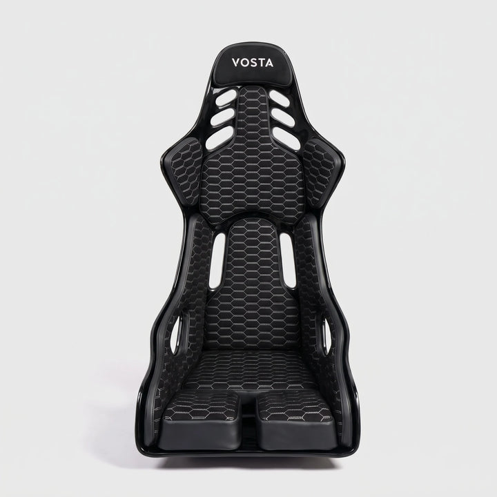VOSTA R1 FRP bucket seat in Honeycomb, front view