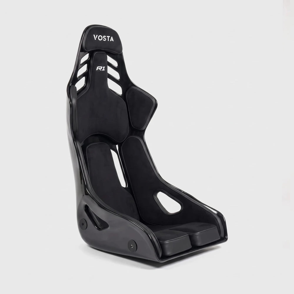 VOSTA R1 FRP bucket seat, three-quarter front view