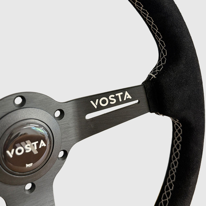 VOSTA SR Alcantara Steering Wheel - 350MM 3"