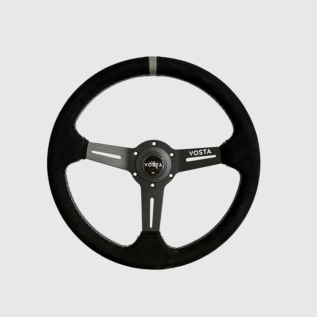 VOSTA SR Alcantara Steering Wheel - 350MM 3"