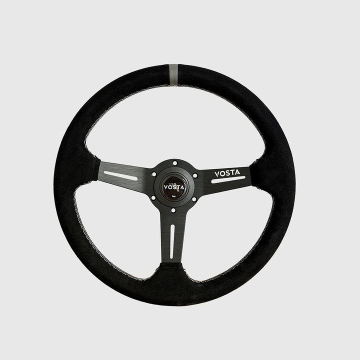 VOSTA SR Alcantara Steering Wheel - 350MM 3"