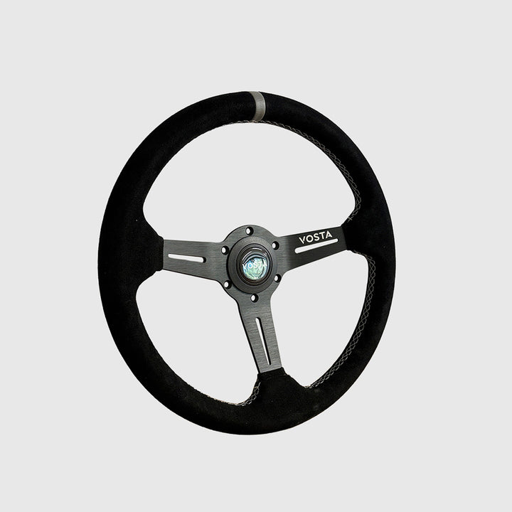 VOSTA SR Alcantara Steering Wheel - 350MM 3"