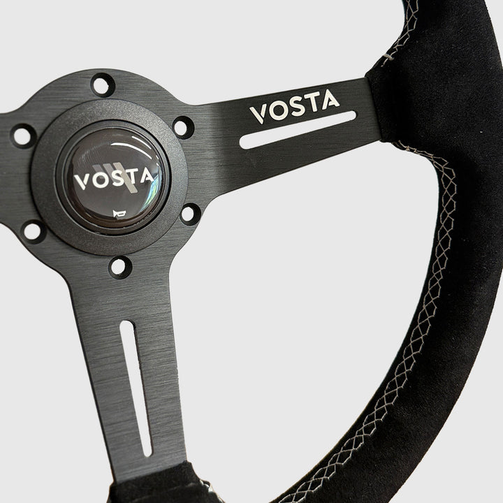 VOSTA SR Alcantara Steering Wheel - 350MM 3"