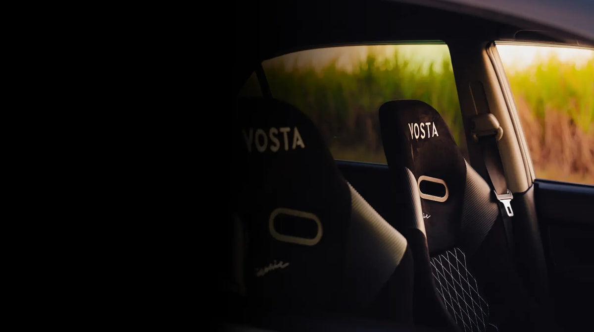 VOSTA Iconic recliners in a car