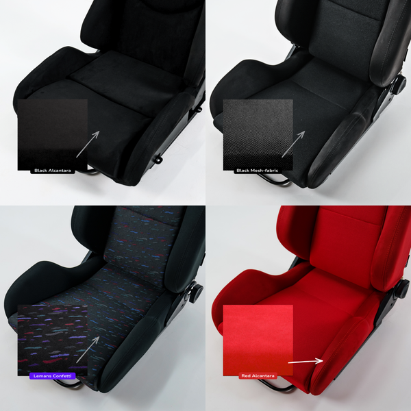 VOSTA Seat Interior Fabric - Black Mesh-fabric.